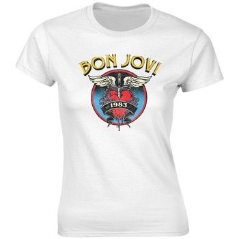 Bon Jovi Camiseta 1983 para mujer