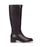wonders para mujer d-1808 botas de piel flash negro 38 1 a 3cm cremallera casual