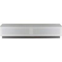 element modular 1700 mm tv stand - white white
