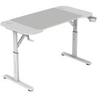 mars gaming mgd-ergo120 mesa altura ajustable 3 posiciones ergonomica alfombrilla 120x60cm blanco