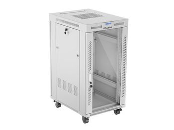 Rack independiente Lanberg FF01-6822-12SL 22U 1200kg IP20 cristal templado gris