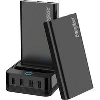 energizer ps20000 wireless charging station  portable power banks - black black