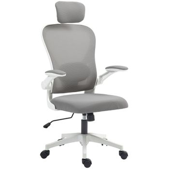 Silla de oficina 64x63x125 cm gris