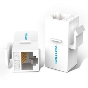 Conector RJ45 Vention IPGW0-5 Keystone Cat6 UTP Blanco Pack 5