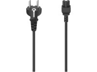 cable alimentacion europeo - hama 3-pin trebol material flexible 25 m negro