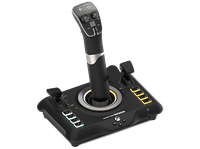 simulador de vuelo - turtle beach velocityone flightstick negro