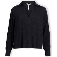 object blusa stina shirt ls - black para mujer