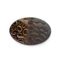 plato de ceramica en marron 259x18x2 cm
