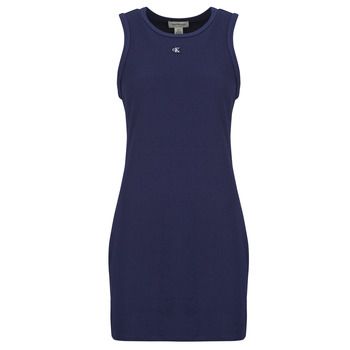 Calvin Klein Jeans Vestido SL TEXTURE WAFFLE RACER MINI DRE para mujer