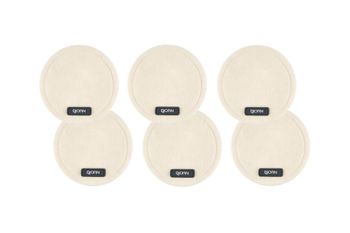 Posavasos redondo - 6 piezas - fieltro reciclado beige