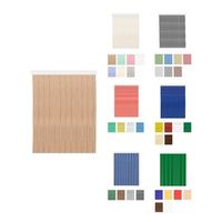 jardin202 - cortinas de exterior impermeables r cortinas antimoscas para terrazas y porche  130 x 240 cm desire - marron  130 x 240 cm desire - marronjardin202