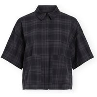 vila camisa sina check shirt - navy blazerchecks para mujer