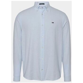 Tommy Jeans Camisa manga larga CAMISA LINEN BLEND HOMBRE para hombre