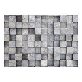 Papel Pintado 3d - Concrete Cube (350x245 Cm)
