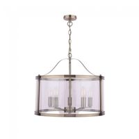 lampara de techo harrington bronce 5 luces