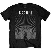 korn camiseta manga larga radiate glow para mujer