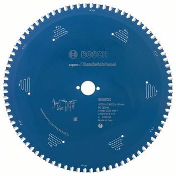 Bosch Accesorios 2608644147 - Disco De Sierra Circular Csb Expert Sandwichpanel: 355x30x80d
