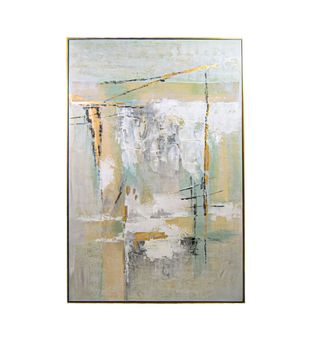 Cuadro al óleo de madera multicolor, 120x180 cm