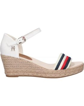 de TOMMY HILFIGER FW0FW07078 MID WEDGE CORPORATE YBL ECRU