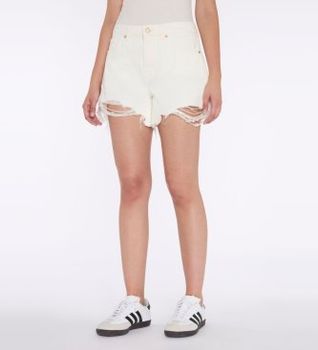 7 For All Mankind para mujer. 7U668597MLY Shorts Monroe Long beige (25), Casual, Algodón