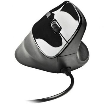 Ratón NGS ergonómico con cable 3200 DPI sensor láser botones silenciosos