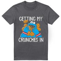 sesame street camiseta my crunches para mujer