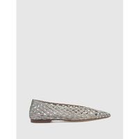 kamome trends zapatos bajos zapato dora plata para mujer