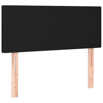Cabecero Cama Mueble De Dormitorio Con Led De Tela 90 X 5 X 78/88 Cm Negro M02_0001213