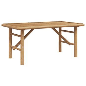 Mesa De Centro 90x50x43 Cm Bambú - Marrón