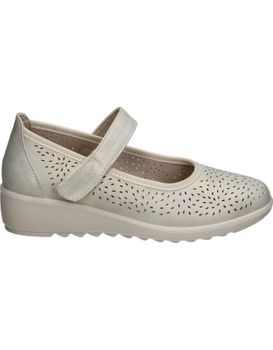Zapatos Con Cuña Amarpies Atl30121 En Color Plata Para Señora 36