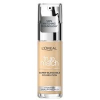 loreal paris true match liquid foundation with spf and hyaluronic acid 30ml various shades - golden ivory
