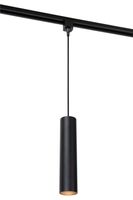iluminacion sobre rieles de aluminio 1xgu10 mr16 negro