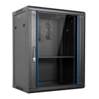 aiten data armario rack mural 19 15u 600 x 450 x 780 mm montado con accesorios