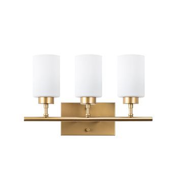 Lámpara De Pared Yensuk-13125 Oro Metal Vidrio 46x15x28 Cm