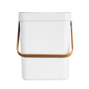 Cubo de basura de mesa blanco  5l