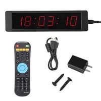 reloj de pared led controlado por control remoto