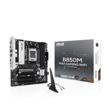 Placa Base ASUS B850 micro ATX AM5 B850M MAX GAMING WIFI DDR5 Wi-Fi 6 PCIe 5.0