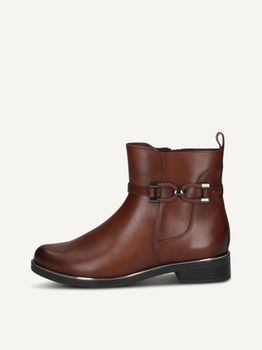 CAPRICE Bootie, brown, made of Leather without heel, Size 39