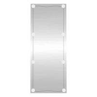 espejo de pared rectangular con luces led vidrio 40x100 cm vidaxl