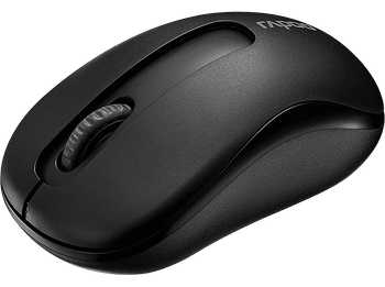 Ratón inalámbrico - Rapoo M10 Plus, 3 Teclas, 2.4 GHz, 1000 PPP, Negro
