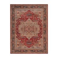 alfombra lavable sami rojo 240x340 cm