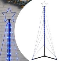 led para arbol de navidad  decoraciones de navidad 363 leds azul 182 cm