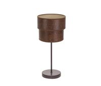 lampara sobremesa metal color marron serie smile 18cm