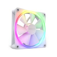 ventilador suplementario nzxt f120 rgb blanc 120mm pwm 18 led rgb sincronizacion nzxt cam