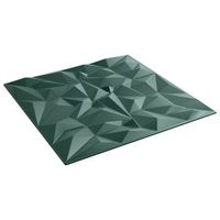 paneles de pared 48 uds 50 x 50 cm verde amatista espuma xps vidaxl