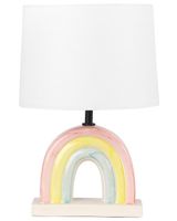 lampara de mesa  ceramica multicolor