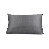 pack 2 almohadas de 40x80 cm de microfibra gris con diseno geometrico  suave elegante y antialergica  estilo moderno para dormitorio o sofa  almohada rectangular  microfibra gris con diseno