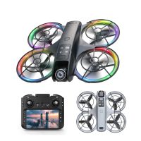 xkj k200 max wifi fpv con control remoto lcd hd de doble camaraajuste electrico de flujo opticohover automaticoevitac