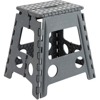 Taburete Plegable Multiusos Gris Arregui 32 Cm