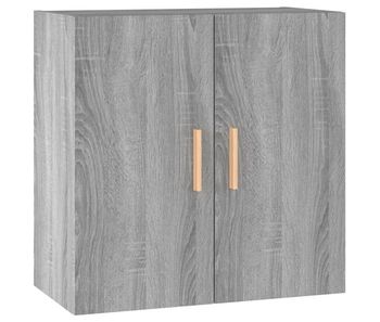 Vidaxl armario de pared madera contrachapada gris sonoma 60x30x60 cm